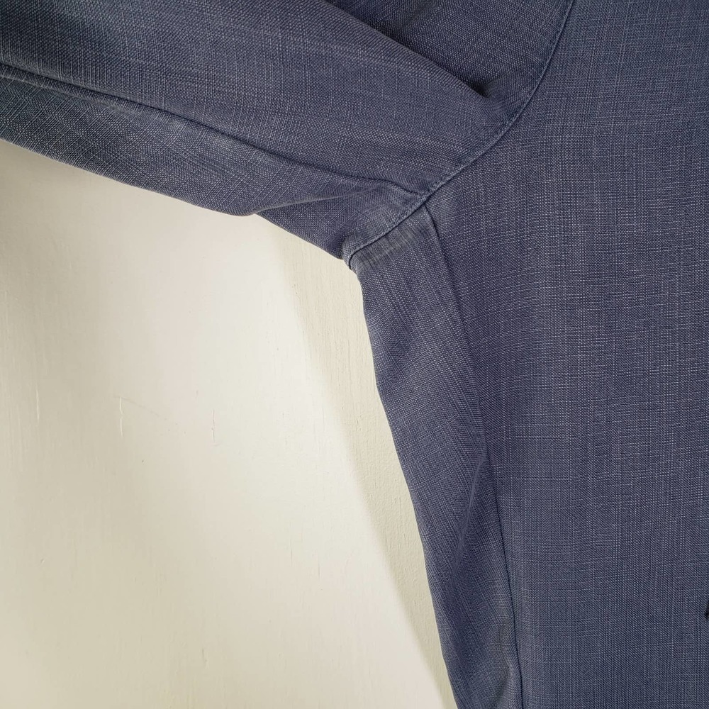 Soft Surroundings Tencel Wide Leg Pants M Blue Drawstring Waist - Picture 3 of 7